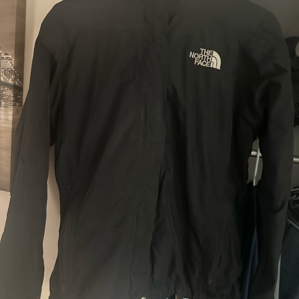 The North Face Black Ski Jacket Water-Resistant Relaxed Fit